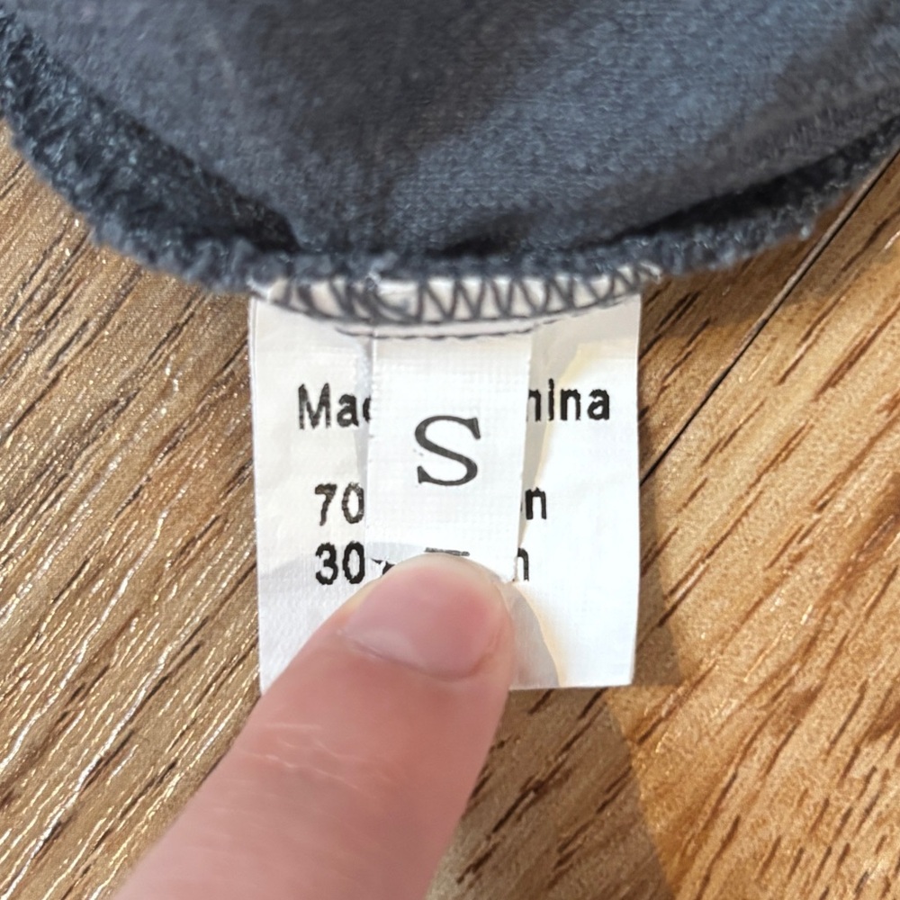 Blue Linen Drawstring Pants - Picture 5 of 5